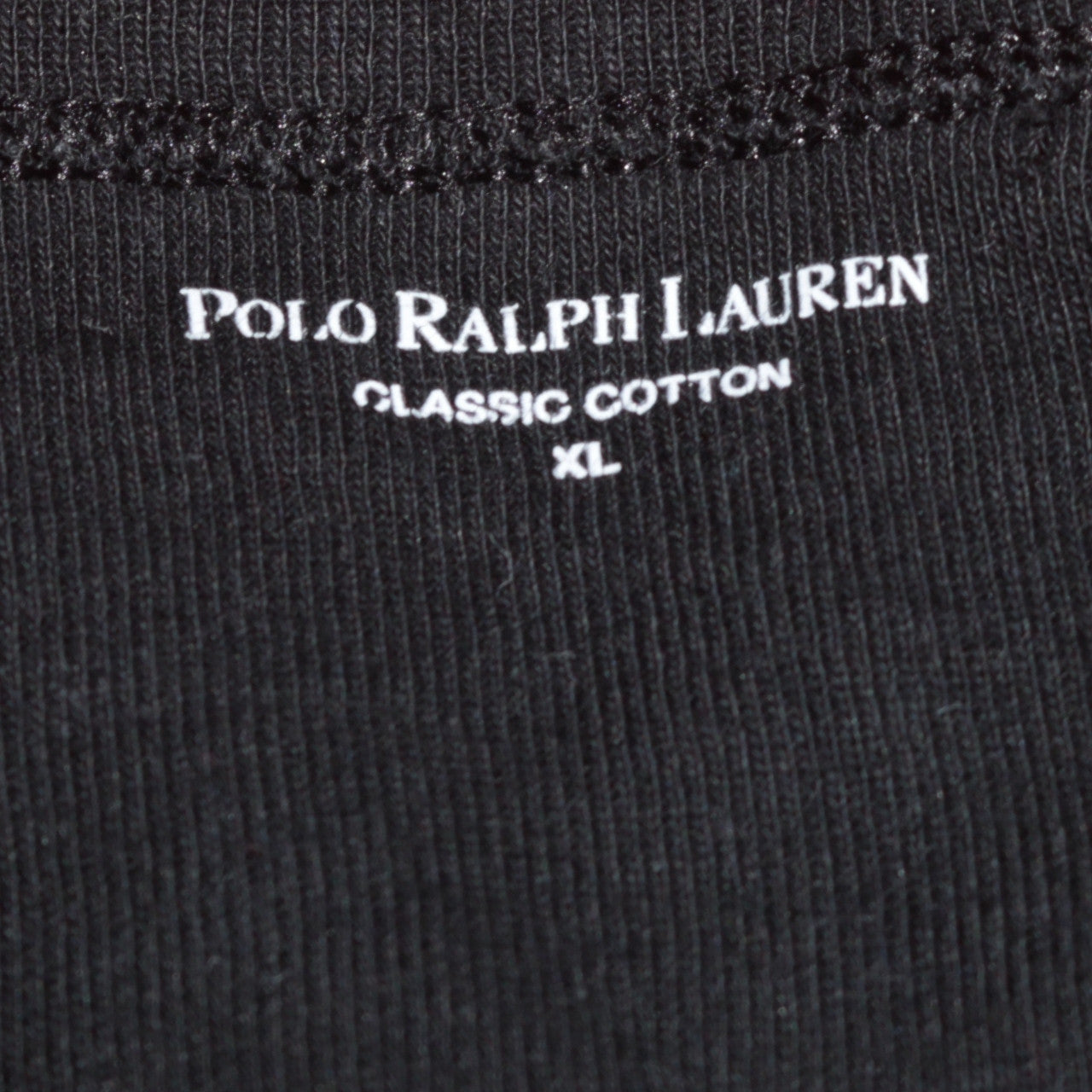Polo Ralph Lauren Men's Black XL Classic Cotton V-Neck T-Shirt