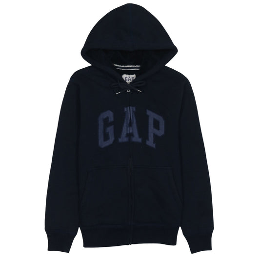 GAP Men's Blue Full Zip Fleece Lined Hoodie Size S