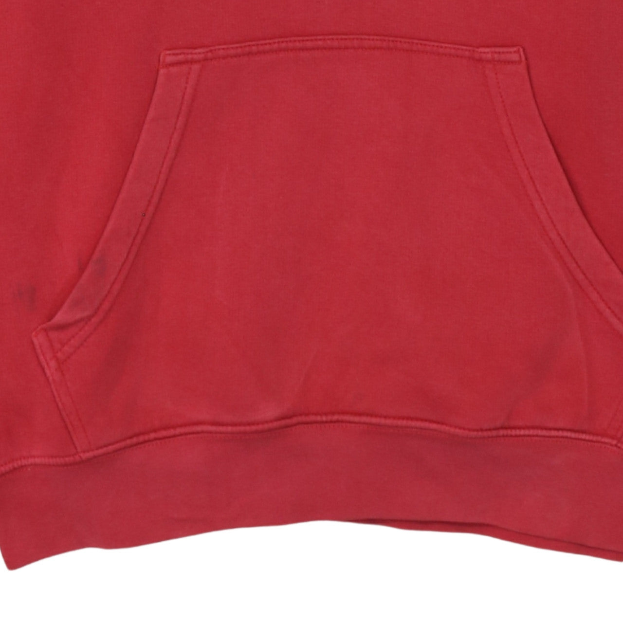 Champion Men's Red Pullover Hoodie Size L Fleece Logo Sweatshirt