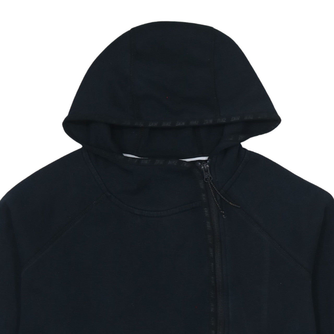 Nike Women's Black Small Full Zip Hoodie Cotton Blend