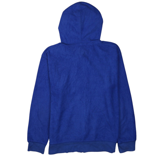 GAP Kids Boys Blue Full Zip Hoodie Size XXL Cotton Blend Lined Logo