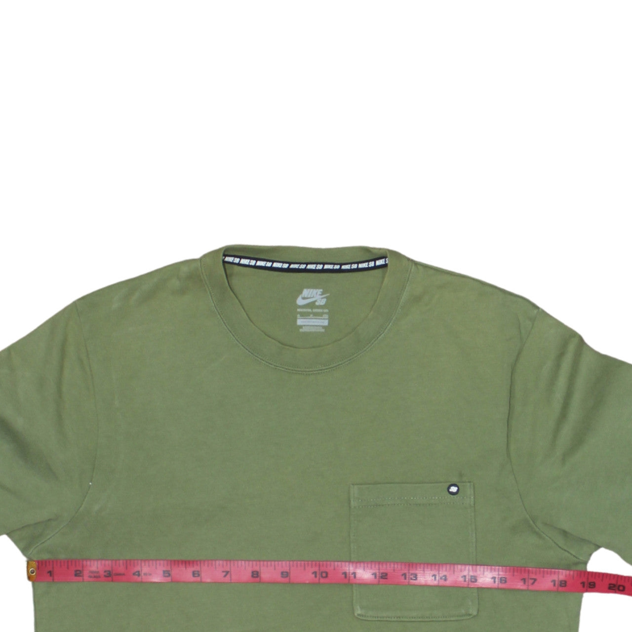 Nike SB Men's Green Cotton Crew Neck Sweatshirt Size S