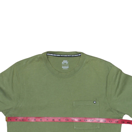 Nike SB Men's Green Cotton Crew Neck Sweatshirt Size S