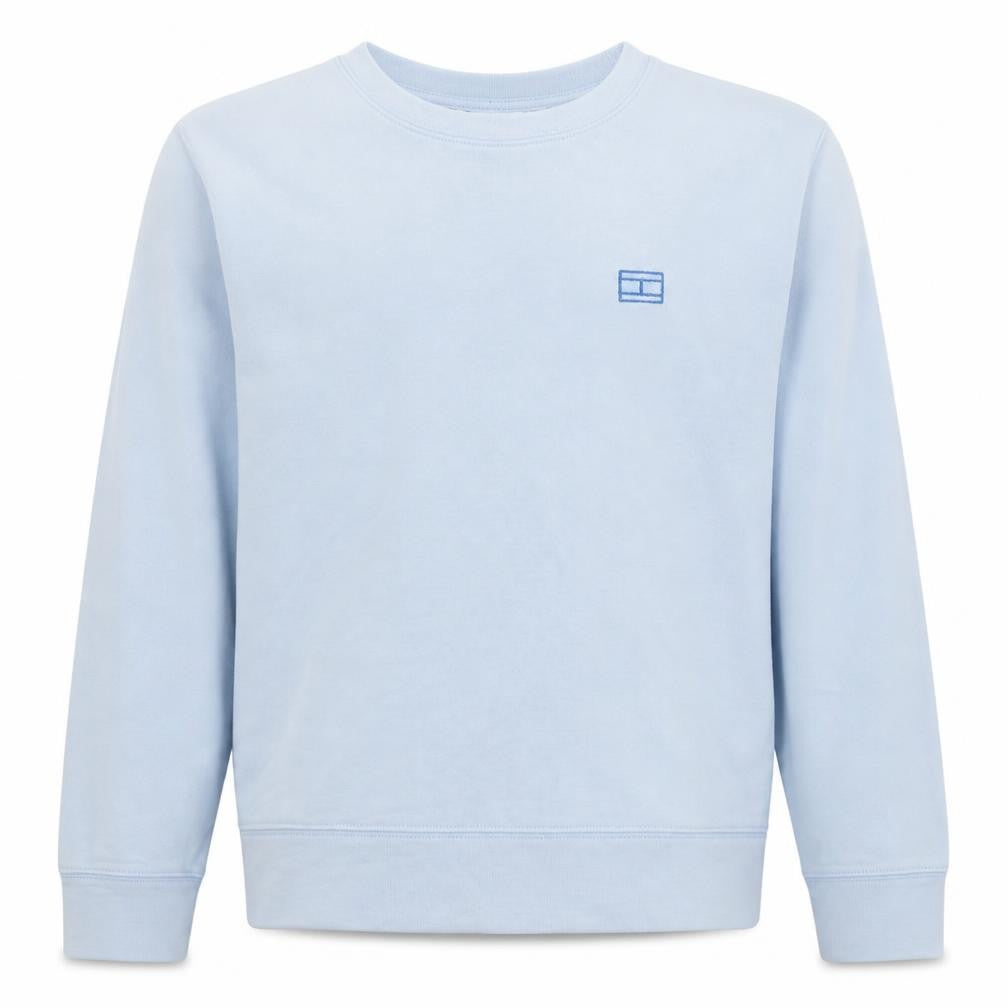 Tommy Hilfiger Men's Blue Small Pullover Sweatshirt Cotton