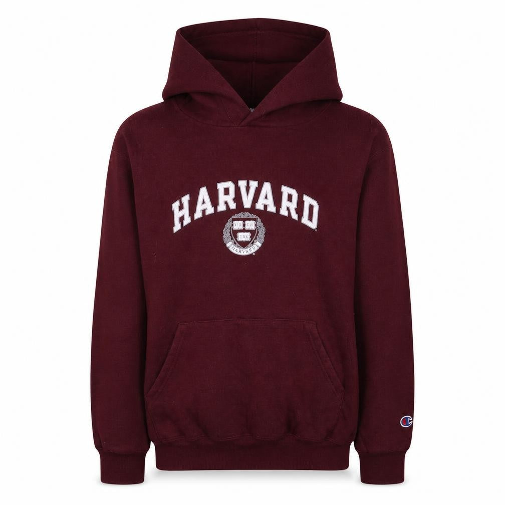 Champion Boys Burgundy Harvard Pullover Hoodie Size 10-12 YL