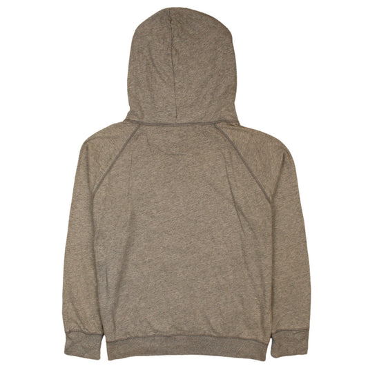 GAP Men's Grey Pullover Hoodie L 1969 USA Logo Fleece Sweatshirt