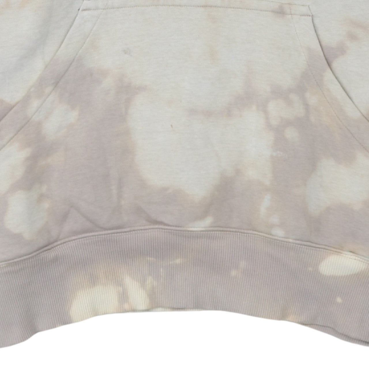 Nike Men Beige Tie Dye Pullover Hoodie Size M Fleece Sportswear