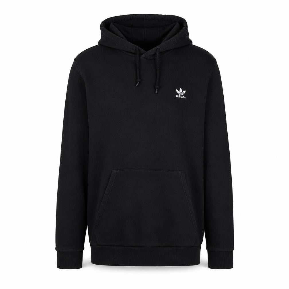 Adidas Mens Black Pullover Hoodie Size L Sports Casual Sweatshirt