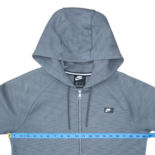 Nike Men’s Grey Full Zip Hoodie Small Regular Fit
