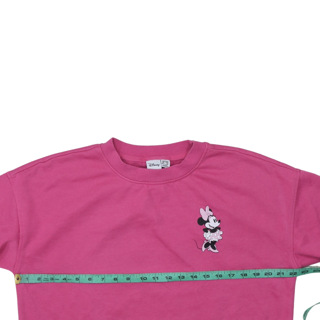 Disney Primark Womens Pink Minnie Mouse Pullover Sweatshirt Size S 10/12