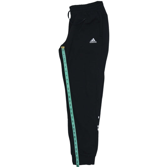 Adidas Women Black L 16-18 Jogger Sweatpants Elastic Waist Pockets