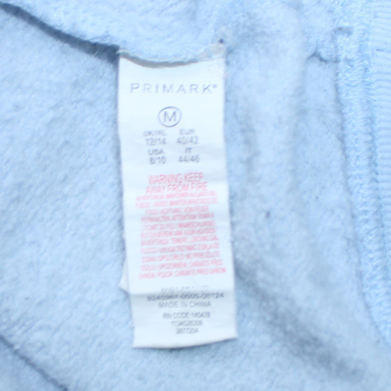 Primark Disney Stitch Blue Sweatshirt Women’s Size M 12/14 Pullover