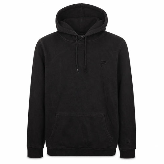 Fila Mens Black Pullover Hoodie XS Regular Fit Cotton Blend