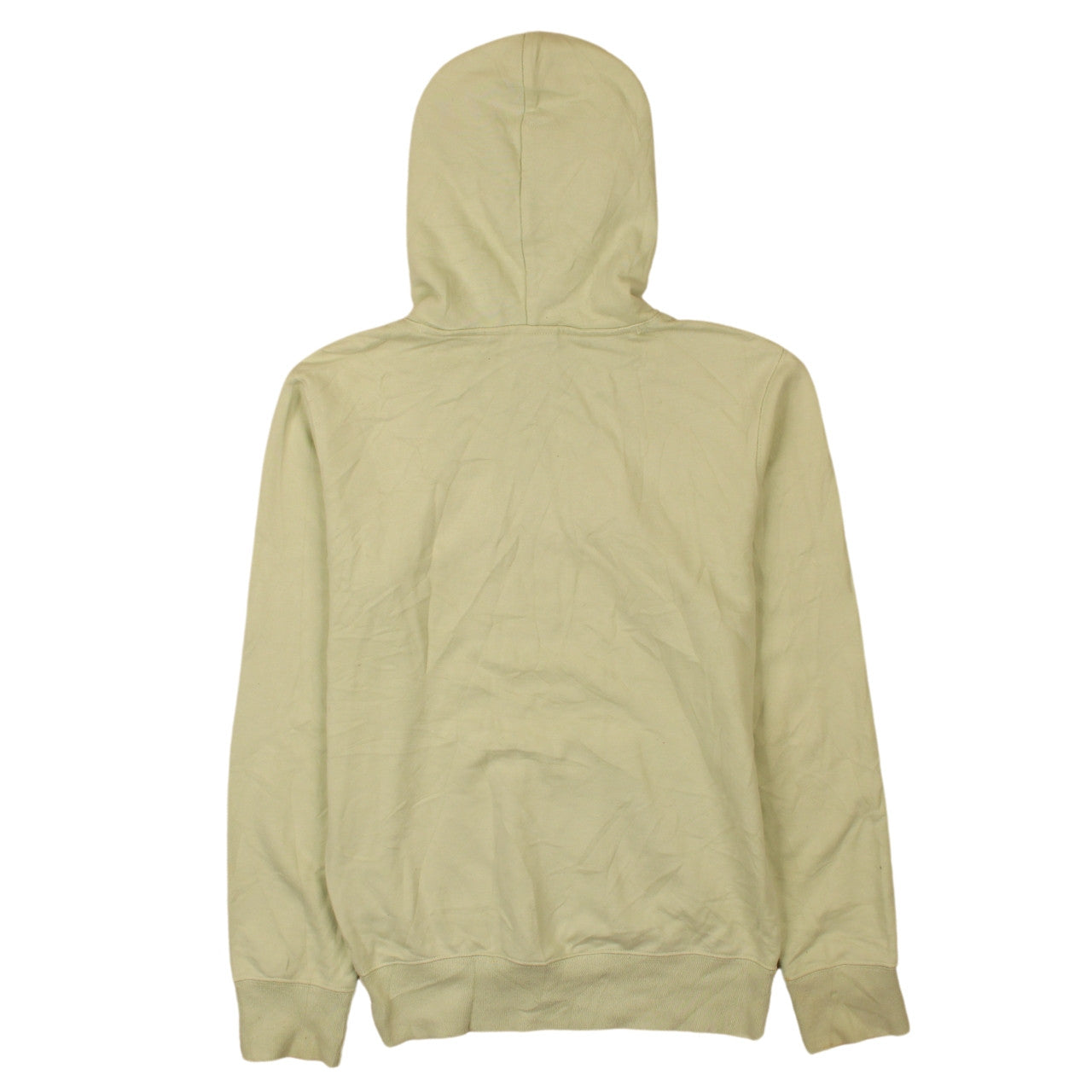 Champion Men's Beige XS Pullover Hoodie with Embroidered Logo