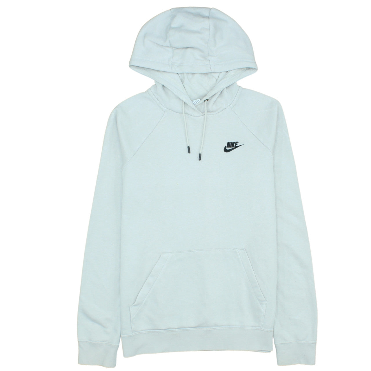 Nike Men's White Pullover Hoodie Size S Logo Fleece Sportswear
