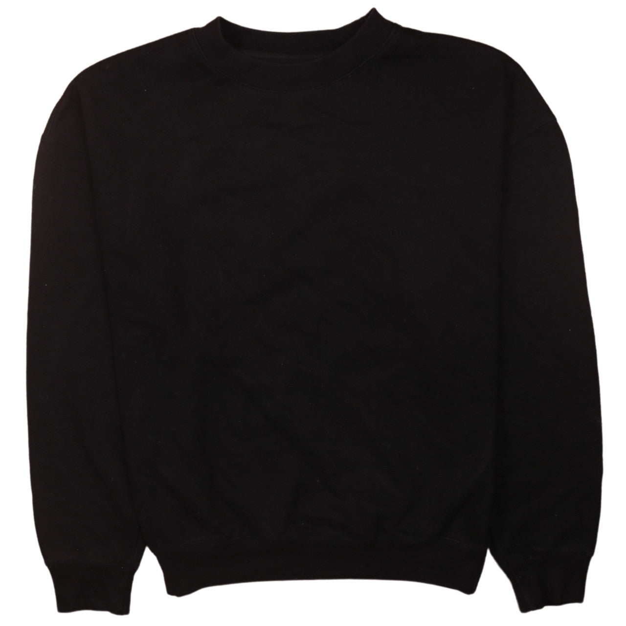 Lee Cooper Men's Black Small Pullover Crew Neck Sweatshirt