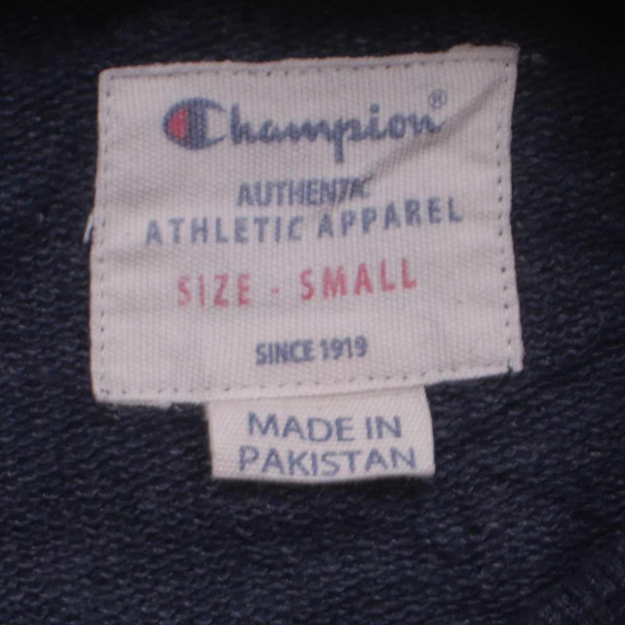 Champion Men's Blue Small Crew Neck Pullover Sweatshirt