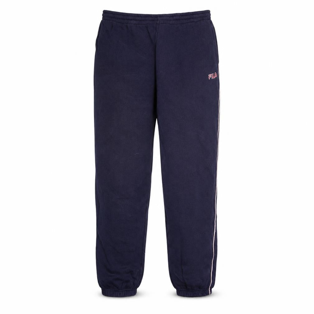 Fila Men's Blue XL Italy Logo Sweatpants Fleece Joggers