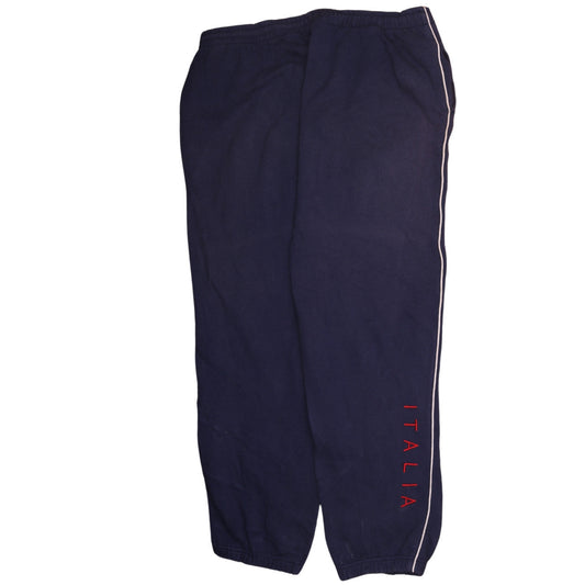 Fila Men's Blue XL Italy Logo Sweatpants Fleece Joggers