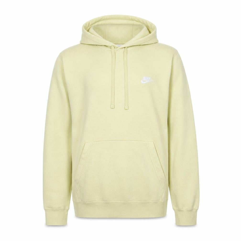 Nike Men's Beige Pullover Hoodie Medium Fleece Regular Fit