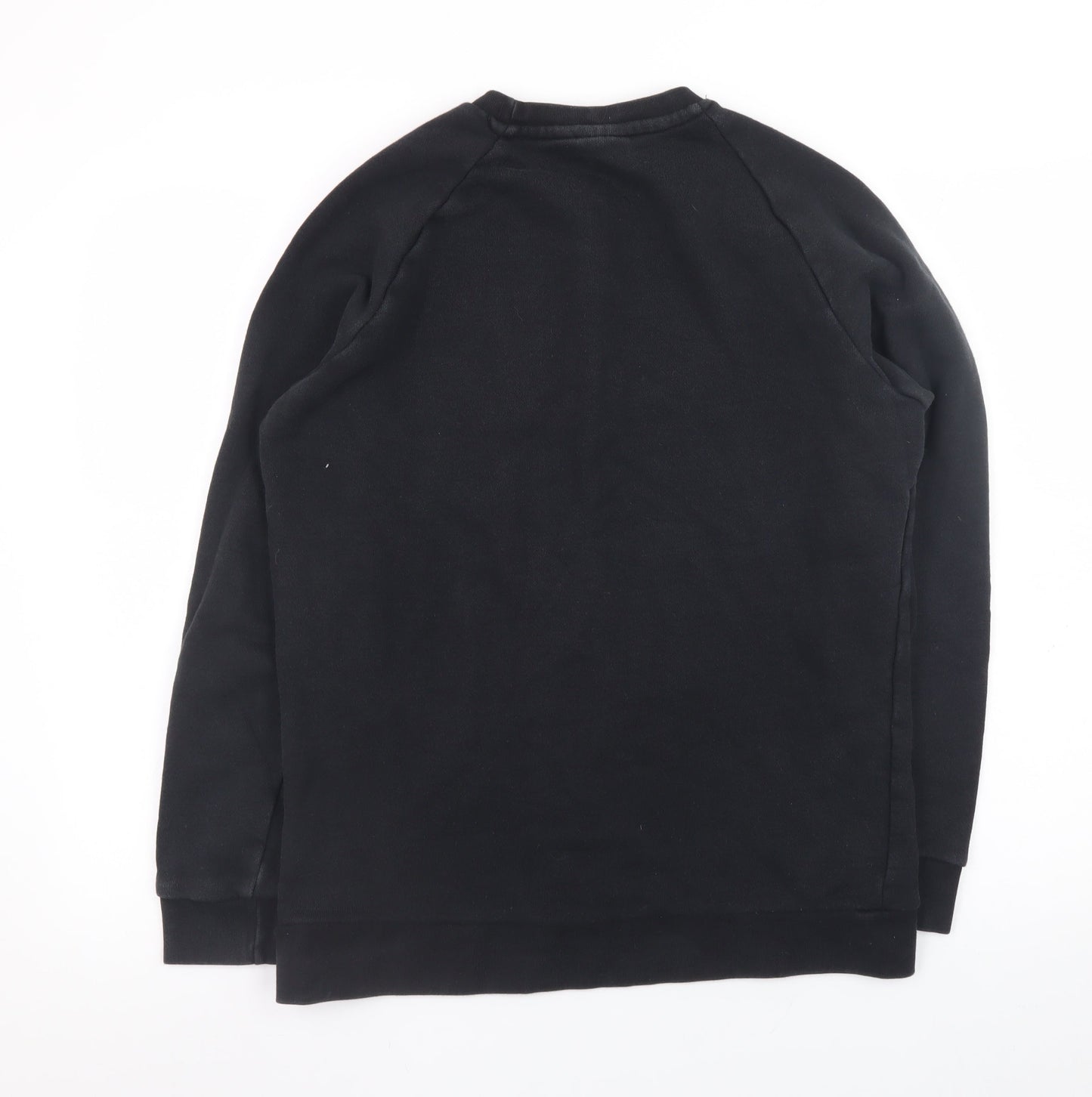 Adidas Men's Black Crew Neck Pullover Sweatshirt Size M