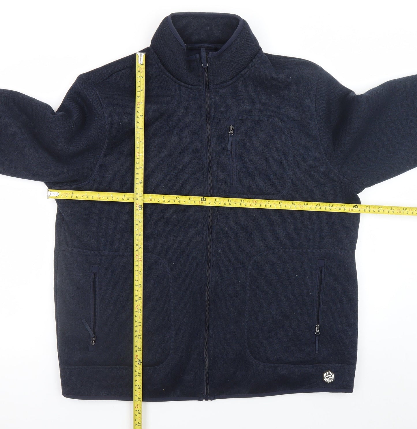 Marks and Spencer Men’s Blue XL Full Zip Fleece Jacket