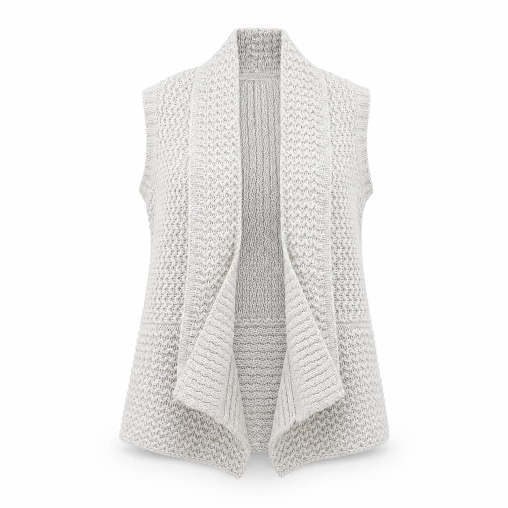 Marks & Spencer Women's Grey Sleeveless Knit Vest UK 12