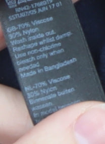 Monsoon Women's Blue Crew Neck Puff Sleeve Knit Cardigan Size 10