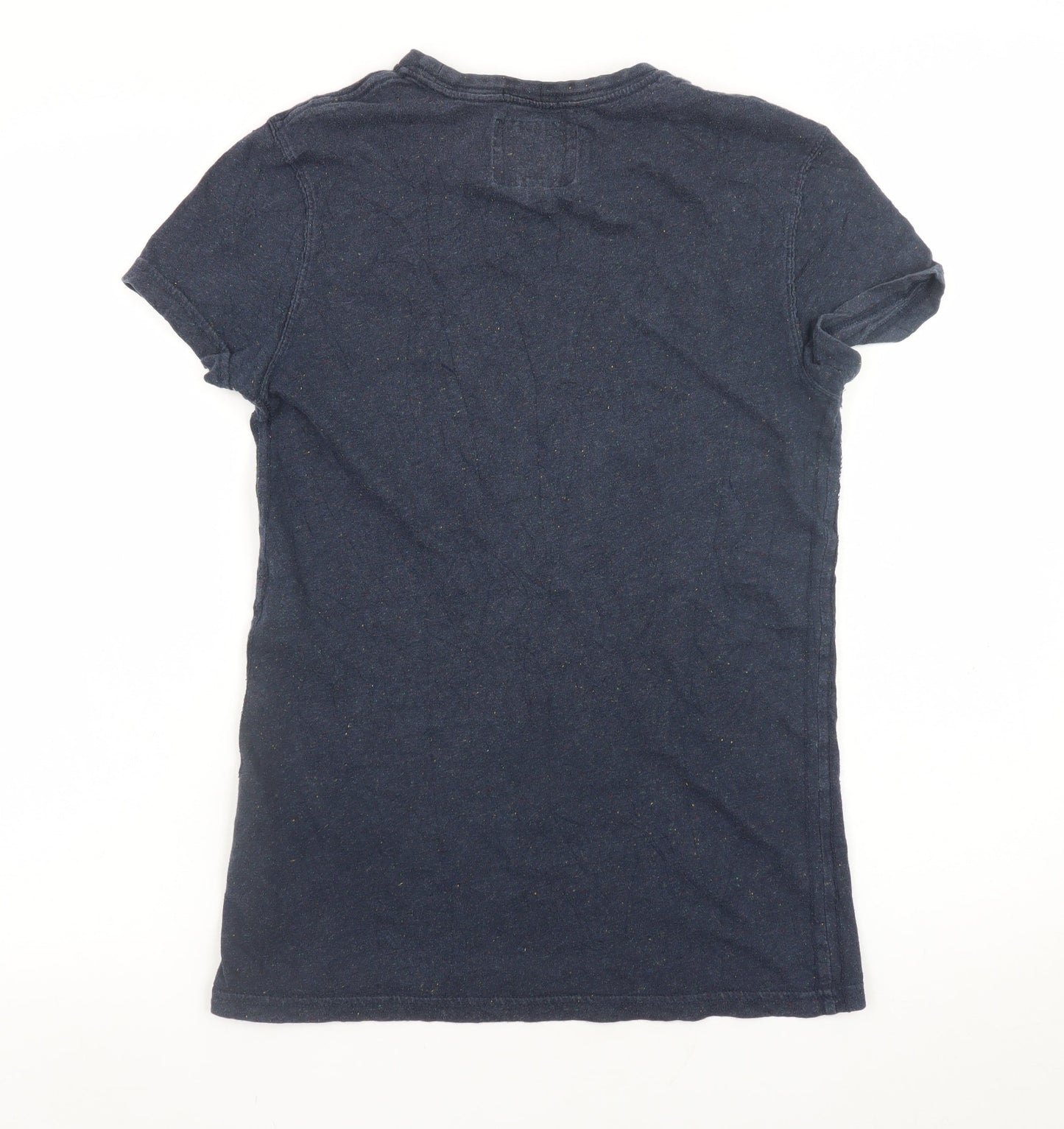 Jack Wills Womens Blue XS Slim Fit Cotton Basic T-Shirt