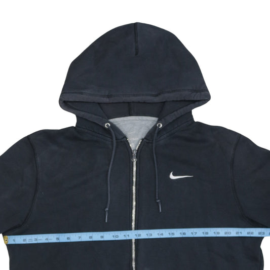 Nike Men's Black Full Zip Hoodie Size M Regular Fit