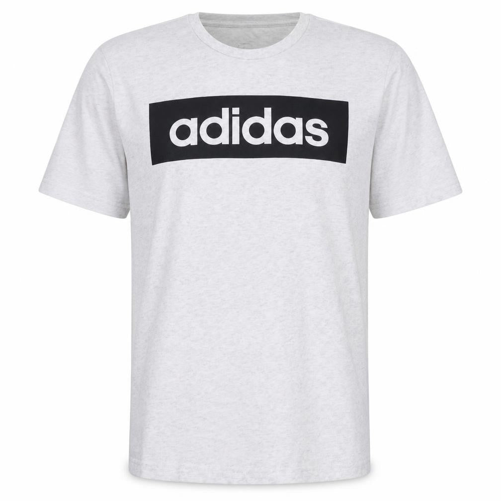 Front view of adidas Men’s Grey 2XL Sports Essentials Crew Neck T-Shirt