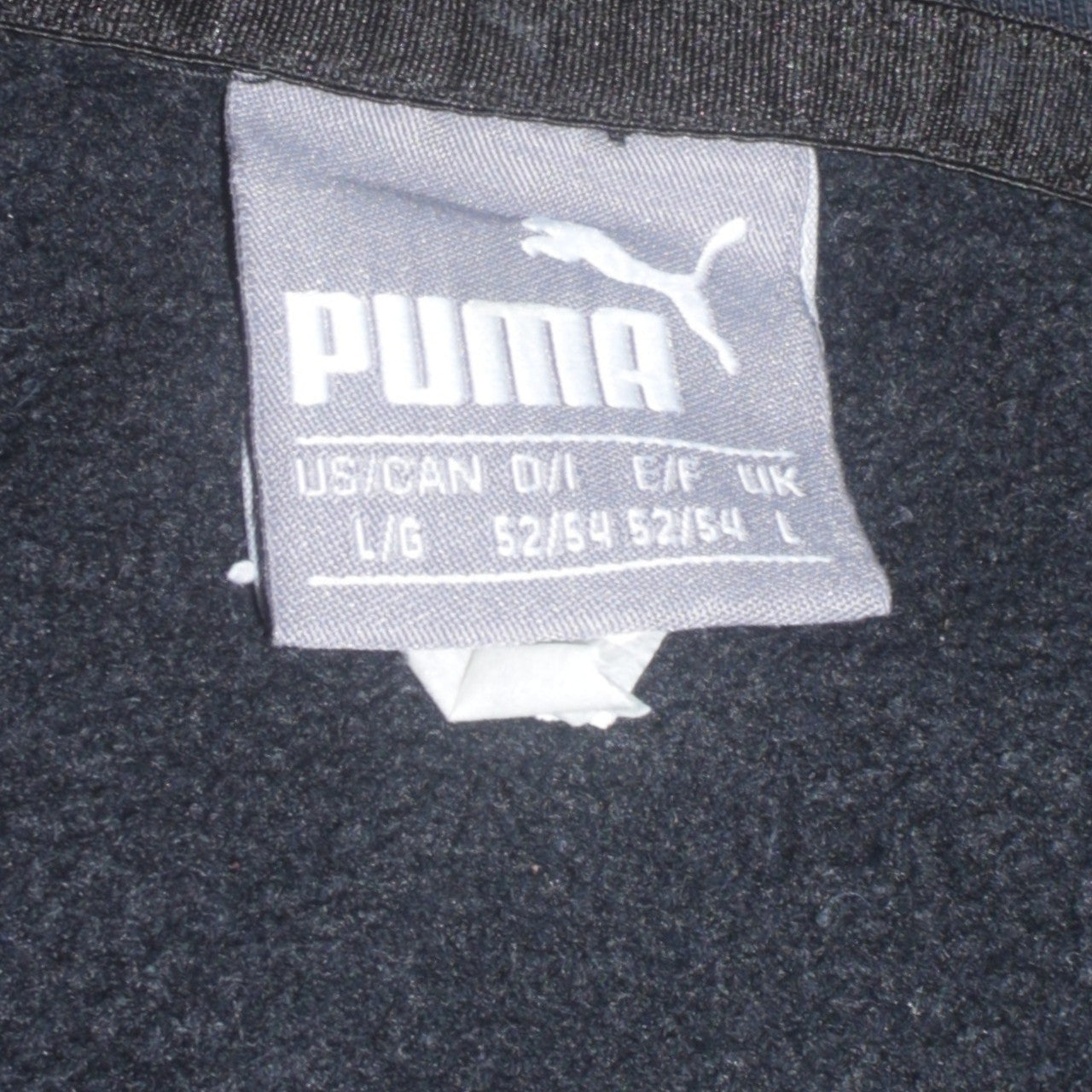 Puma Men's Black Pullover Hoodie L Graphic Sports Fleece