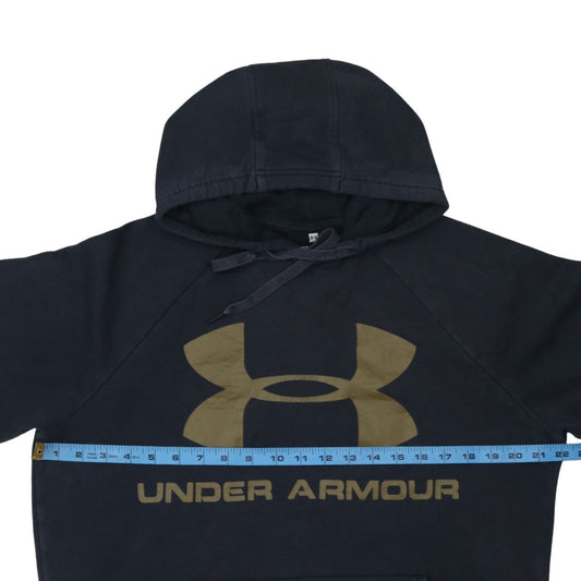 Under Armour Men's Black Pullover Hoodie Medium Sports Fleece
