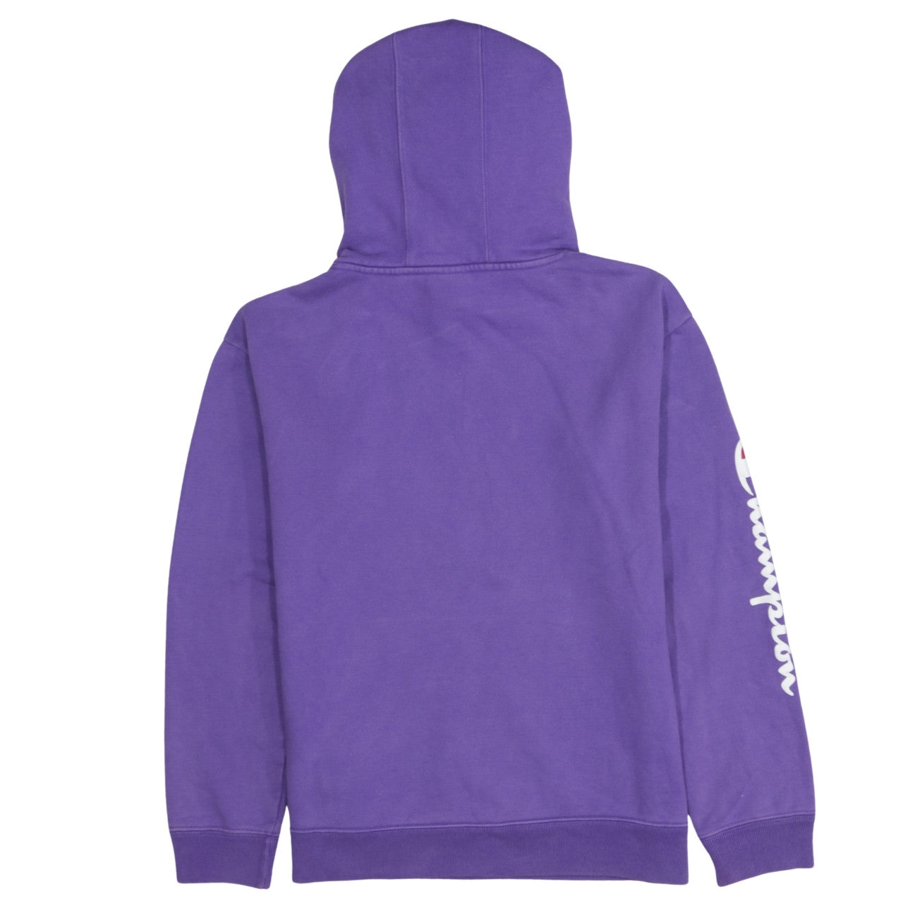 Champion Women Purple Small Pullover Hoodie Cotton Logo Casual