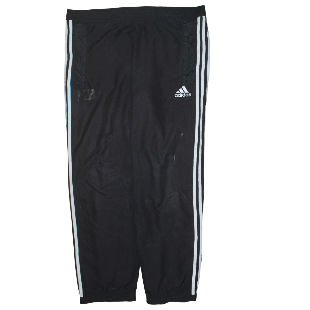 Adidas Men's Black L Track Pants Jogger Trousers Breathable Elastic Waist