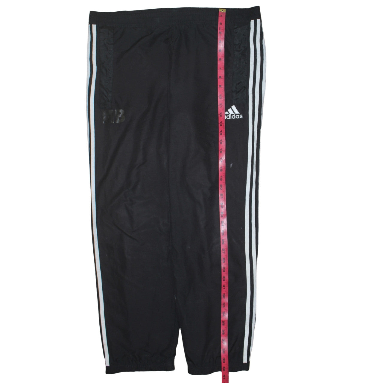 Adidas Men's Black L Track Pants Jogger Trousers Breathable Elastic Waist