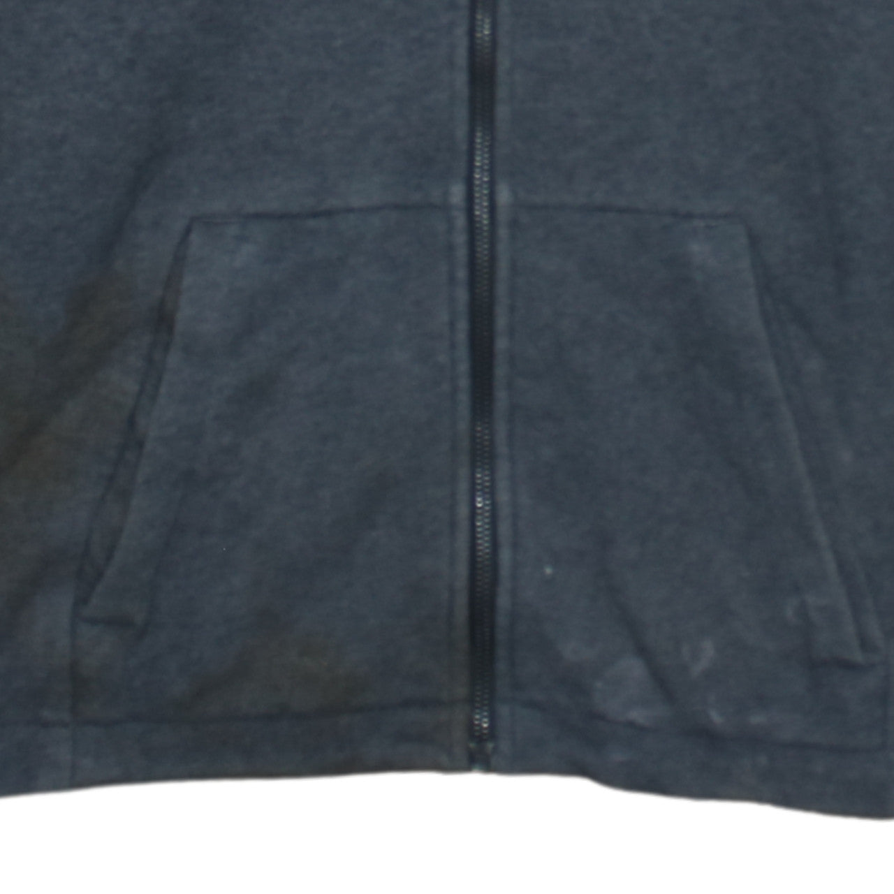Nike Men's Grey Full Zip Hoodie Sweatshirt Size S