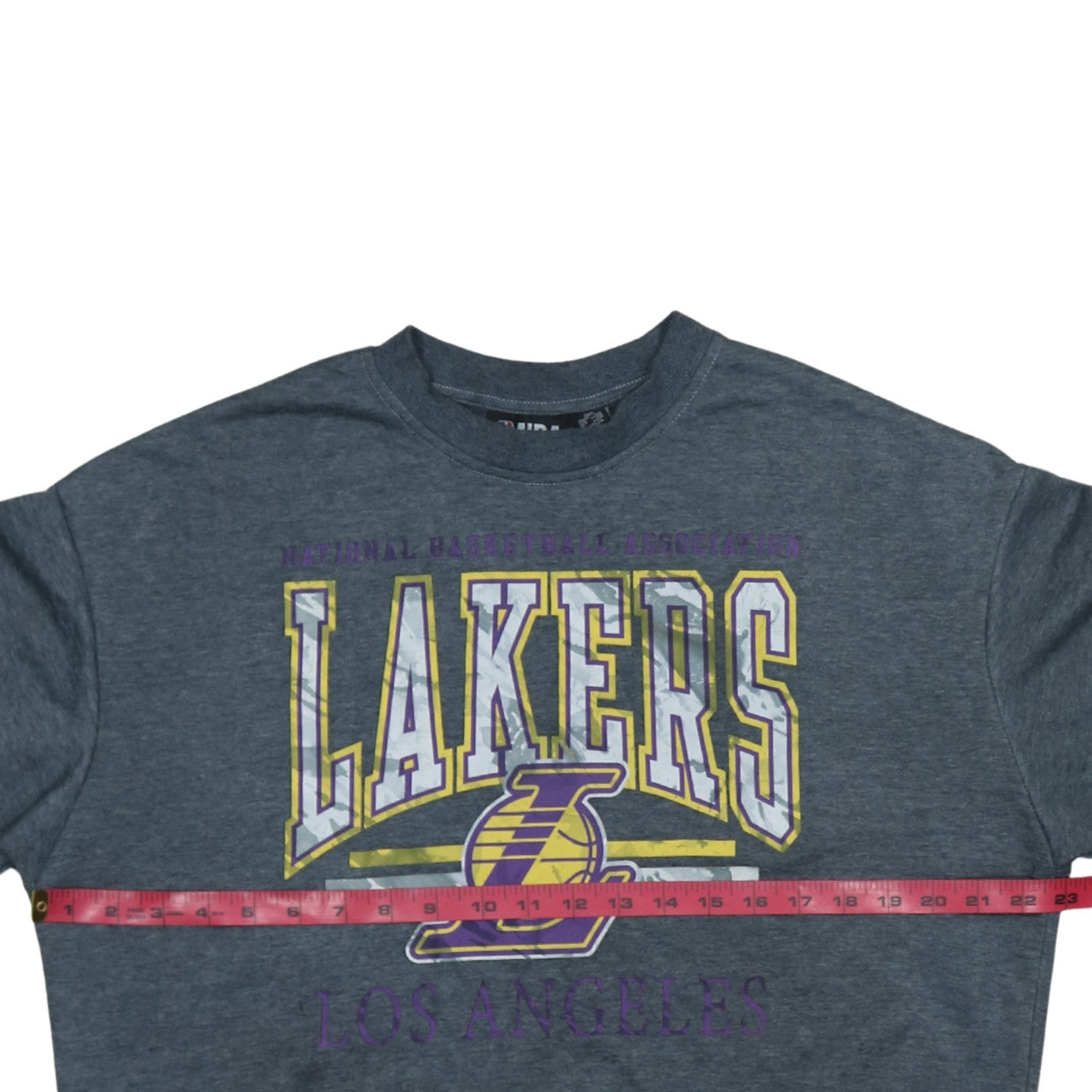 NBA Los Angeles Lakers Grey Cotton Pullover Sweatshirt 2XS Women