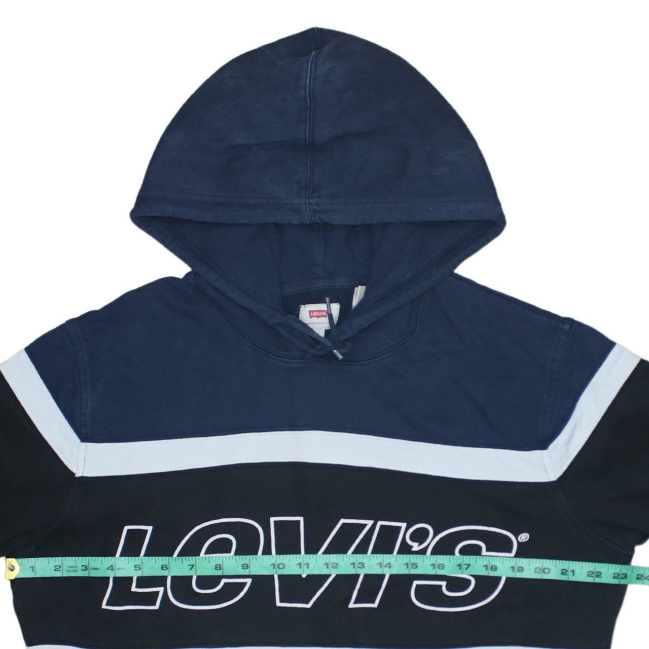 Levi's Men's Blue L Pullover Hoodie Logo Graphic Sweatshirt