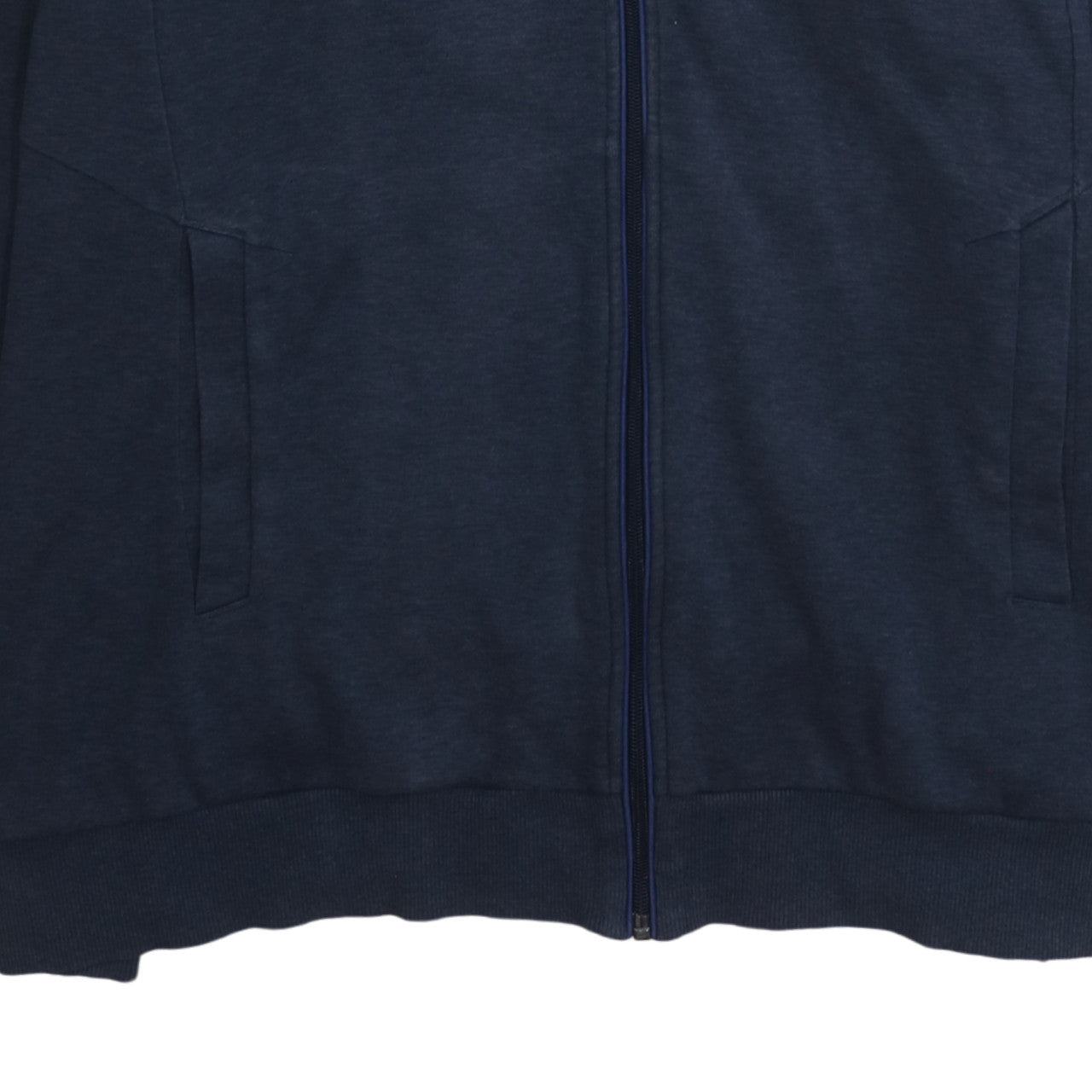 Hugo Boss Men’s Blue Full Zip Hoodie 3XL Regular Fit Cotton Blend