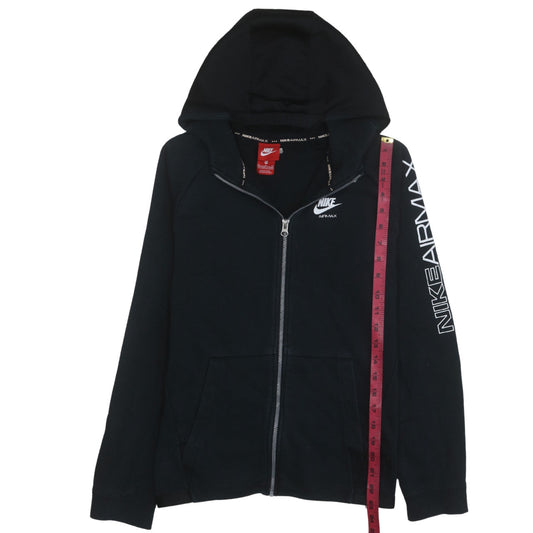 Nike Boys Black Air Max Full Zip Hoodie XL 13-15 Years Fleece Sweatshirt