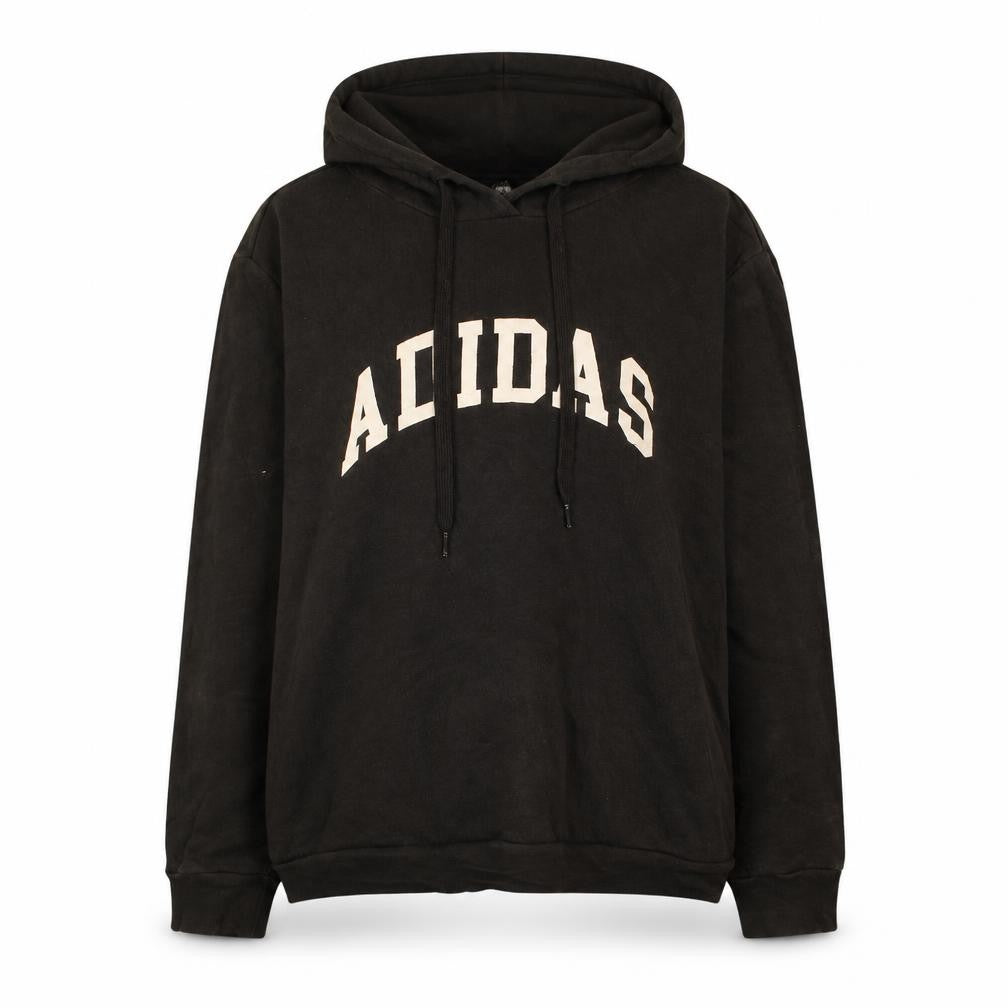 Front view of Adidas Women's Black XL Pullover Hoodie Sweatshirt Casual Wear
