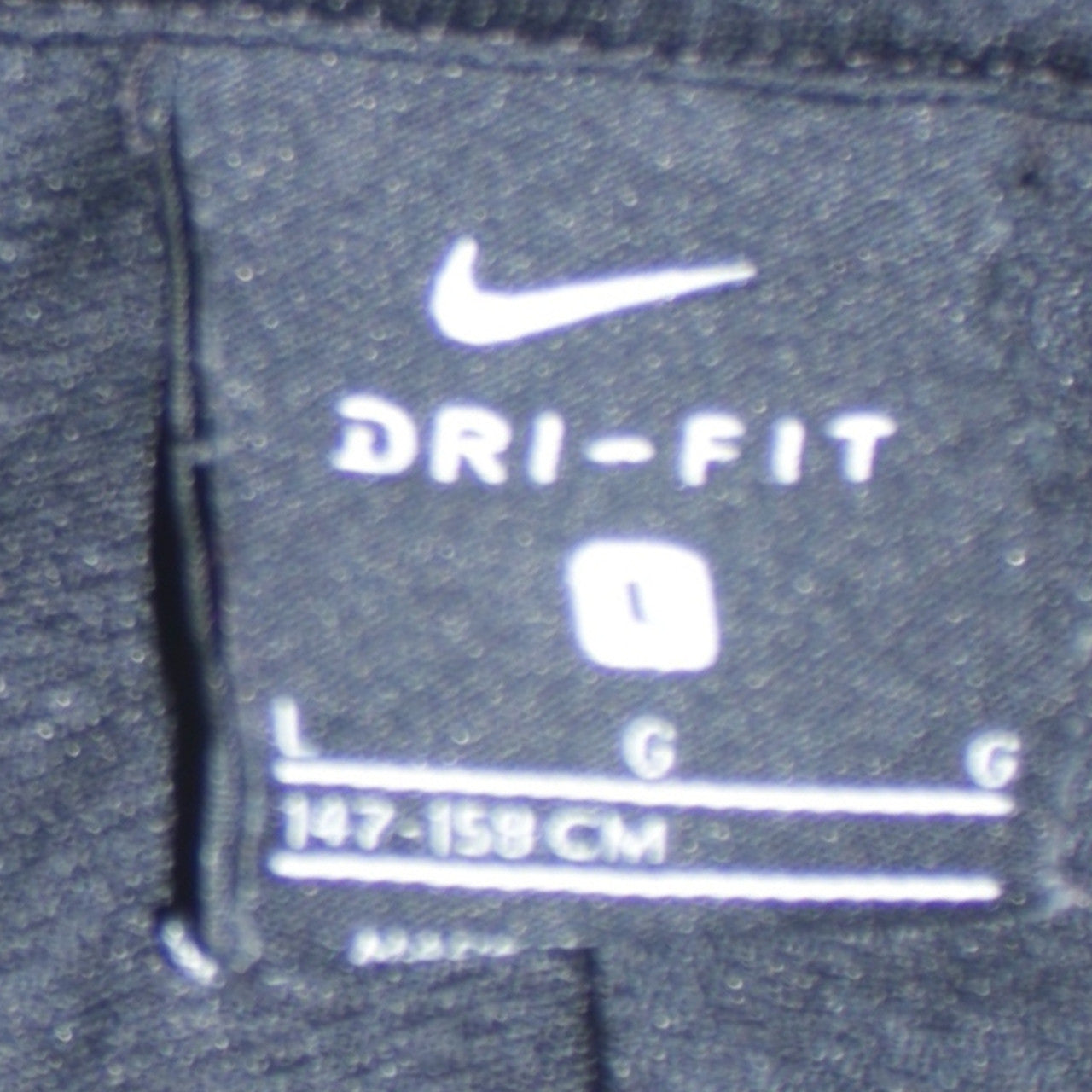 Nike Boys Black Dri-FIT 1/4 Zip Hooded Sweatshirt Size L 147–158cm