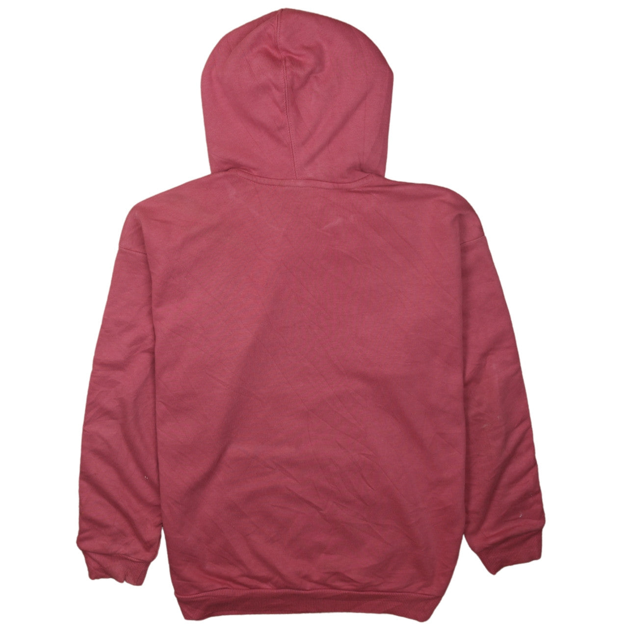 Adidas Women Pink Pullover Hoodie Sweatshirt Size 10 Logo Print