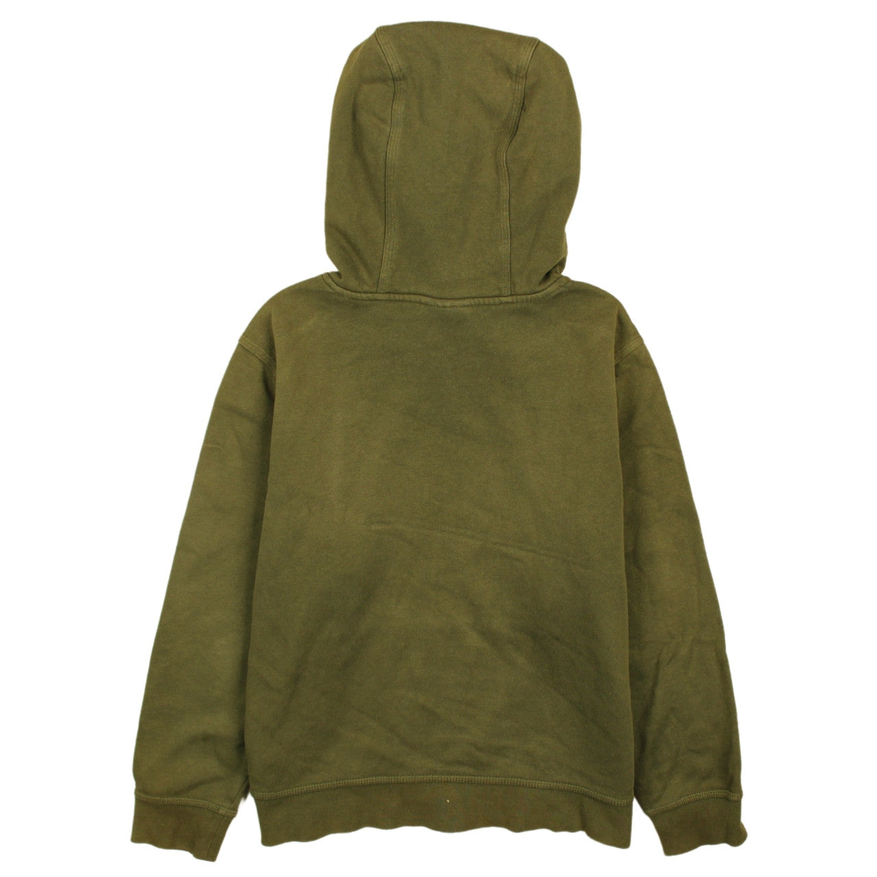 Nike Boys Green Pullover Fleece Hoodie 12-13 Years Regular Fit