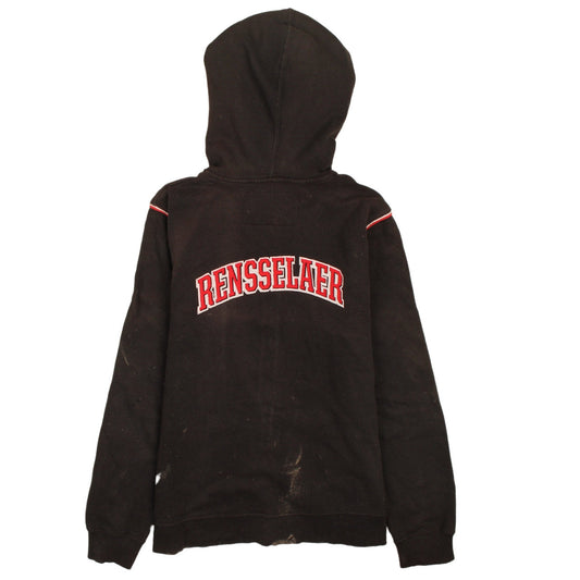 Champion Men's Black Full Zip RPI University Hoodie Size L