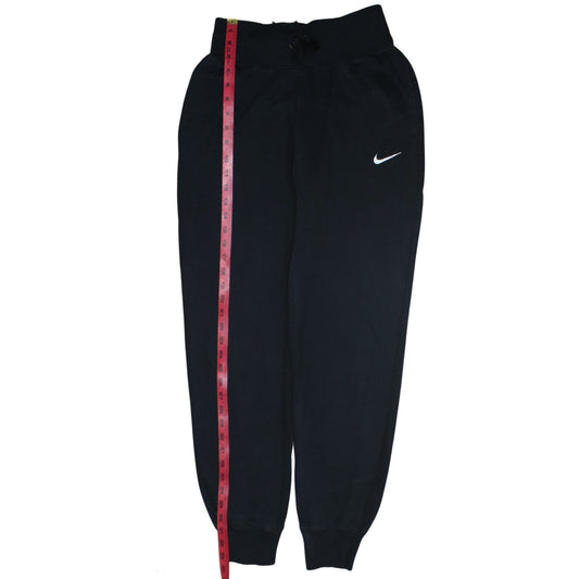 Nike Womens Black Small Jogger Sweatpants with Drawstring Waist