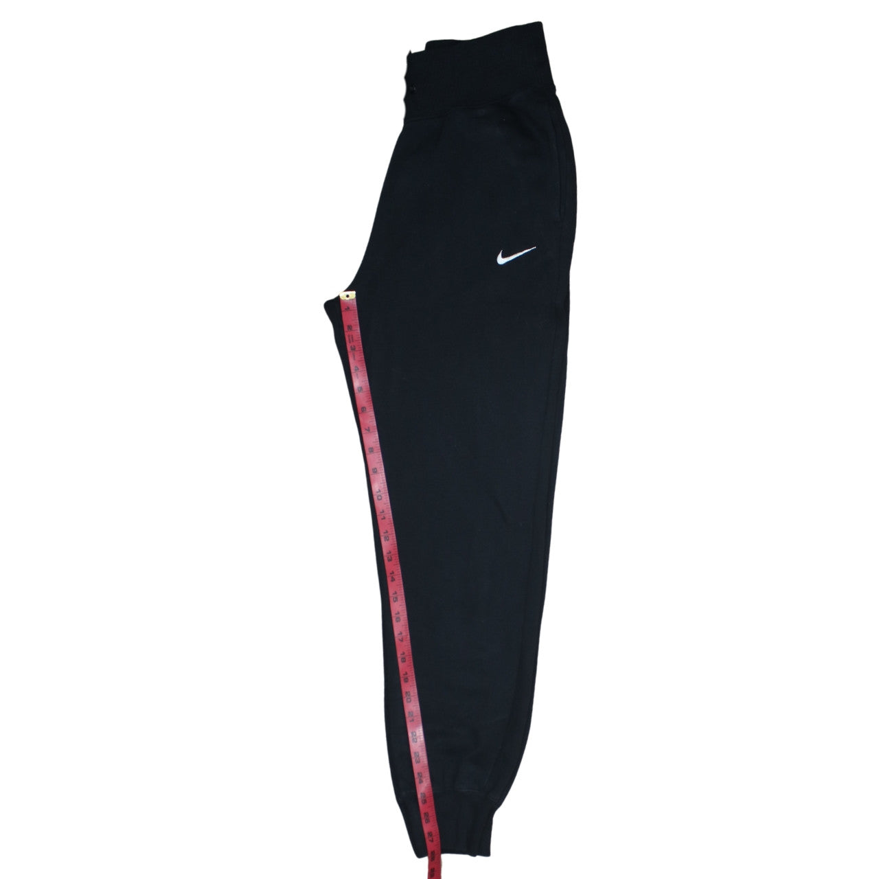 Nike Womens Black Small Jogger Sweatpants with Drawstring Waist