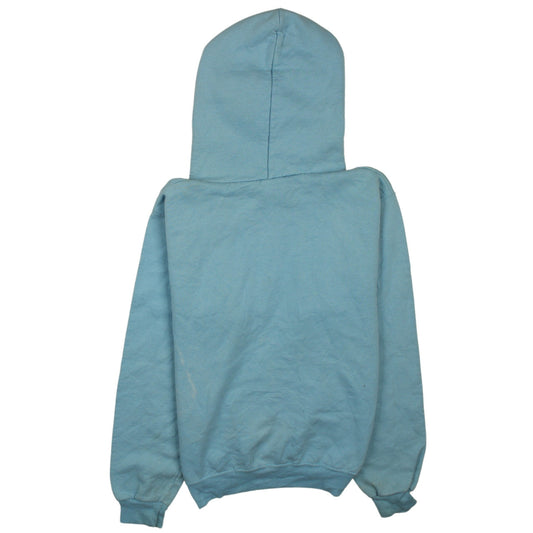 Champion Mens Blue Small Pullover Hoodie Chowan College Graphic