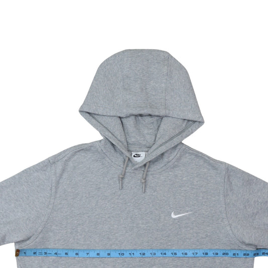 Nike Men's Grey Pullover Hoodie Size L Regular Fit Fleece